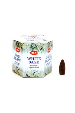 White Sage Back Flow Cones 40'lı