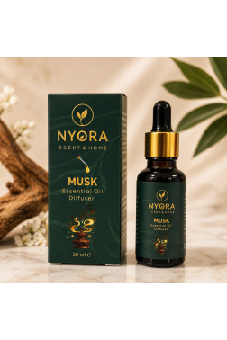 Nyora Musk Esansiyel Yağı (Diffuser Oil) 6'lı Set
