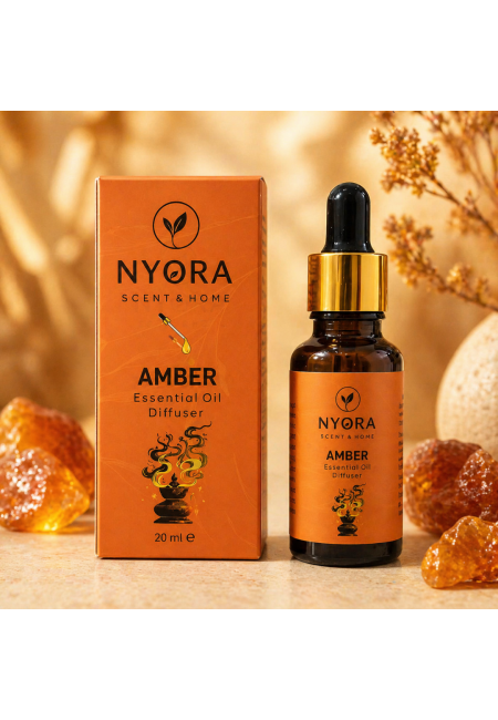 Nyora Amber Esansiyel Yağı (Diffuser Oil) 6'lı Set