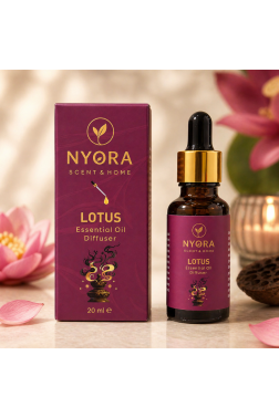Nyora Lotus Esansiyel Yağı (Diffuser Oil)6'lı Set