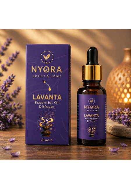 Nyora Lavanta Esansiyel Yağı (Diffuser Oil)6'lı Set