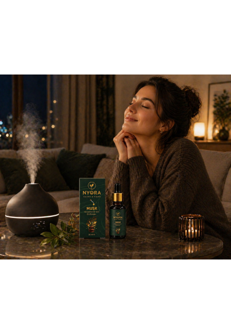 Nyora Musk Esansiyel Yağı (Diffuser Oil) 6'lı Set